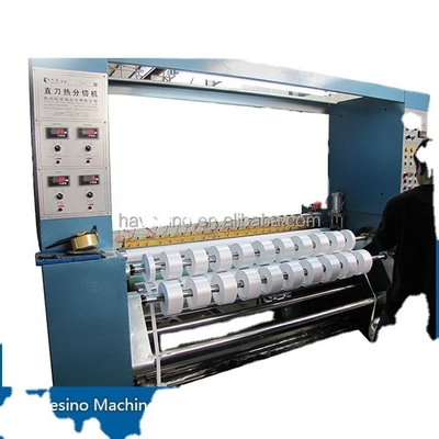 Heating blade polyester fabric and textile heat cut machine for satin non-woven Fabric Roll Slitting Machine Slitting Machine