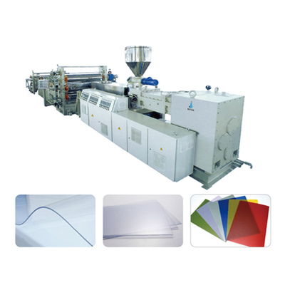 Transparent Sheet 3 Roll Calender PVC Sheet Production Line Plastic Sheets Extrusion Making Machine